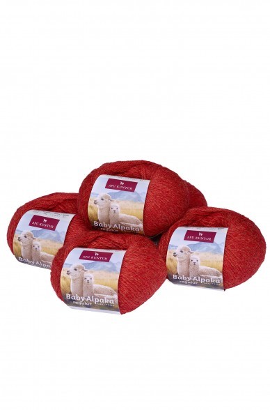 Alpaka Wolle REGULAR | 50g | 1er Pack | 100% Baby Alpaka | 32+ Farben